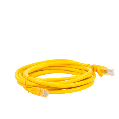 Cable de parcheo UTP Cat6 - 3.0m. - Amarillo