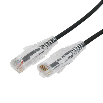 Cable de Parcheo Slim UTP Cat6A - 0.5 m Negro, Diámetro Reducido (28 AWG) Cable de Parcheo Slim UTP Cat6A - 0.5 m Negro, Diámetro Reducido (28 AWG)