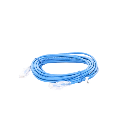 Cable de Parcheo Slim UTP Cat6A - 3 m Azul, Diámetro Reducido (28 AWG)