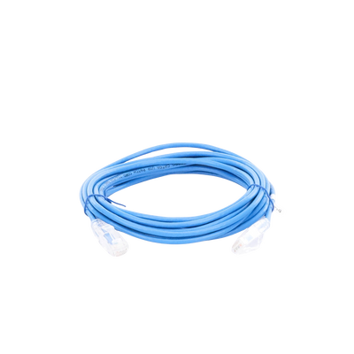 Cable de Parcheo Slim UTP Cat6A - 3 m Azul, Diámetro Reducido (28 AWG)