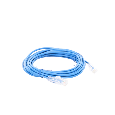 Cable de Parcheo Slim UTP Cat6A - 3 m Azul, Diámetro Reducido (28 AWG)