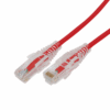 Cable de Parcheo Slim UTP Cat6A - 5 m Rojo, Diámetro Reducido (28 AWG Cable de Parcheo Slim UTP Cat6A - 5 m Rojo, Diámetro Reducido (28 AWG