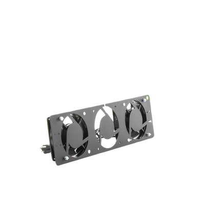 Kit de 2 Ventiladores 110 Vca (12 x 12 cm) con Clavija para Gabinete de Piso Kit de 2 Ventiladores 110 Vca (12 x 12 cm) con Clavija para Gabinete de Piso