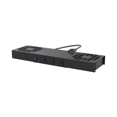 Kit de 2 Ventiladores (12 x 12 cm) con 3 Tomas de Corriente 110 Vca/50 Hz con Clavija Kit de 2 Ventiladores (12 x 12 cm) con 3 Tomas de Corriente 110 Vca/50 Hz con Clavija