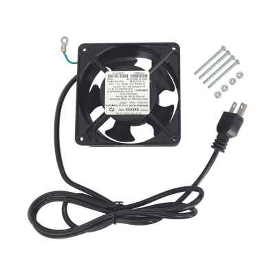 Ventilador 110 Vca de 12 x 12 cm con Cable y Clavija Ventilador 110 Vca de 12 x 12 cm con Cable y Clavija