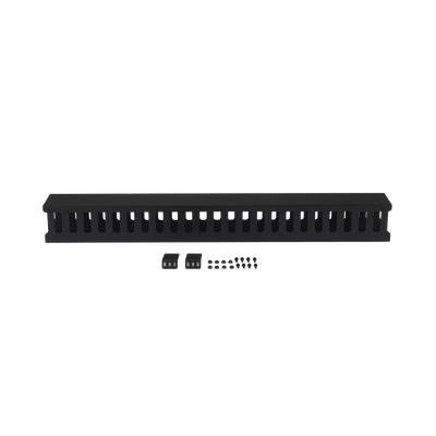 Organizador de Cable Vertical de 24 Unidades Rack Sencillo, Compatible con Racks Serie EIRL y EIQR Organizador de Cable Vertical de 24 Unidades Rack Sencillo, Compatible con Racks Serie EIRL y EIQR