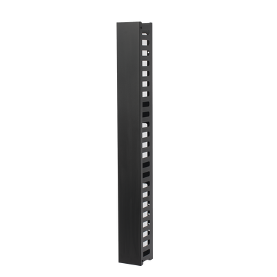 Organizador de Cable Vertical de 24 Unidades Rack Sencillo, Compatible con Racks Serie EIRL y EIQR Organizador de Cable Vertical de 24 Unidades Rack Sencillo, Compatible con Racks Serie EIRL y EIQR