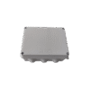 Caja de Conexiones Impermeable IP65, 10 Entradas, Dimensiones 150 x 110 x 70 mm, para Instalaciones Industriales, Comerciales y Residenciales, Incluye Tornillería para su Instalación