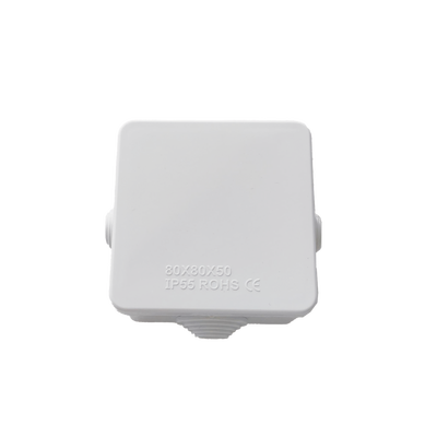 Caja de Conexiones Impermeable IP55 con 4 Entradas, 80 x 80 x 50 mm, para Instalaciones Industriales, Comerciales y Residenciales, Incluye Tornillería para su Instalación Caja de Conexiones Impermeable IP55 con 4 Entradas, 80 x 80 x 50 mm, para Instalaciones Industriales, Comerciales y Residenciales, Incluye Tornillería para su Instalación