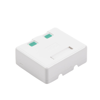 Caja de pared con 2 puertos Keystone, no incluye Jacks
