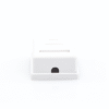 Caja de pared con 1 puerto Keystone, incluye Jack Cat5e