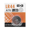 Batería Alcalina tipo LR44 (de botón) de 1.5 V 110 mAh