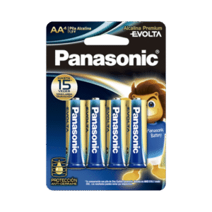 Batería Alcalina AA 1.5V EVOLTA / No recargable / Paquete 4 baterias