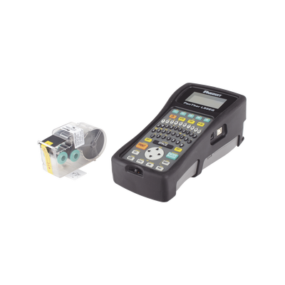 Kit de Impresora Etiquetadora, Para Identificación de Cables, Componentes y Equipos de Seguridad, Con Teclado Qwerty, de Transferencia Térmica, con Adaptador AC