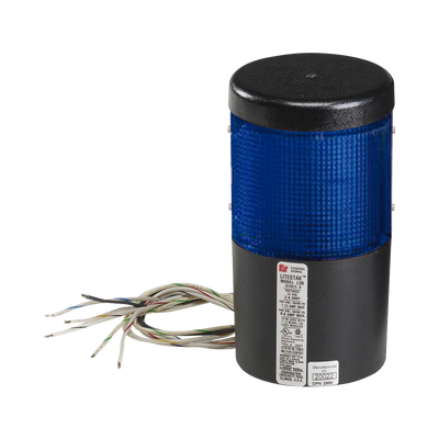 Módulo de luz LED litestak, 120Vca, azul Módulo de luz LED litestak, 120Vca, azul