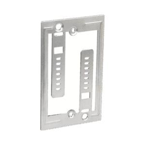 Soporte de Baja Tensión Galvanizado, Para una Placa de Pared, Instalación Con Tornillo, Paquete de 100 Piezas