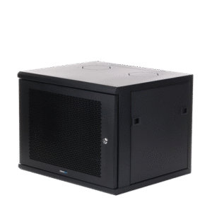 Gabinete Linkedpro de Montaje en Pared, de 19in, Puerta Perforada, 6 UR, 340 mm de Profundidad, Color Negro