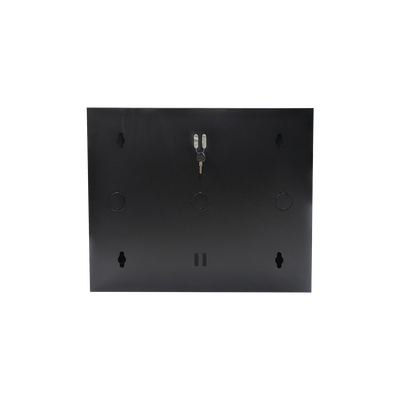 Gabinete de Montaje en Pared, Con Puerta de Cristal, de 19in, 6UR, Color Negro