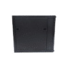 Gabinete de Montaje en Pared, Con Puerta de Cristal, de 19in, 6UR, Color Negro