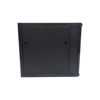 Gabinete de Montaje en Pared, Con Puerta de Cristal, de 19in, 6UR, Color Negro