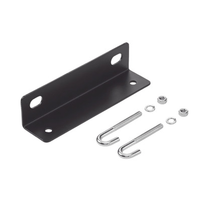 Accesorio de Soporte Final Para Escalerilla de 12 in de Ancho, de Acero, Color Negro Accesorio de Soporte Final Para Escalerilla de 12 in de Ancho, de Acero, Color Negro