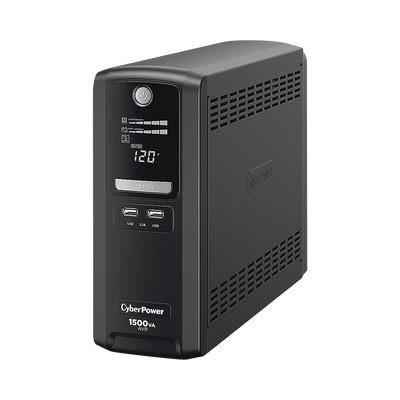 UPS de 1500 VA/900 W, Topología Línea Interactiva, Entrada 120 Vca NEMA 5-15P, Tipo Mini Torre, Con 10 Tomas NEMA 5-15R