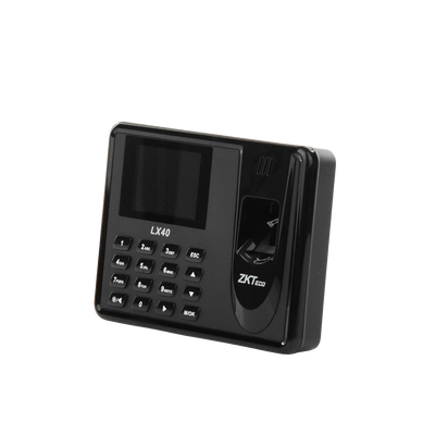 Lector de Huella con Teclado para Control de Asistencia, 500 Huellas, Genera Reporte por USB en Excel, Descarga mediante memoria USB / Incluye Fuente