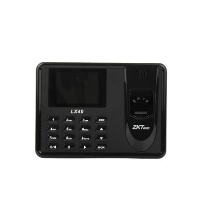 Lector de Huella con Teclado para Control de Asistencia, 500 Huellas, Genera Reporte por USB en Excel, Descarga mediante memoria USB / Incluye Fuente