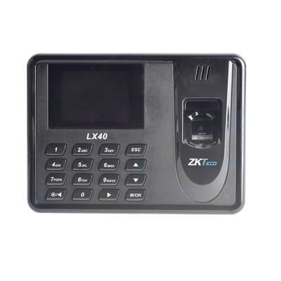 Lector de Huella con Teclado para Control de Asistencia, 500 Huellas, Genera Reporte por USB en Excel, Descarga mediante memoria USB / Incluye Fuente