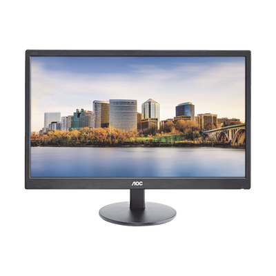 Monitor LED de 24", Resolución 1920 x 1080 Pixeles con Entradas de Video VGA/HDMI. Panel MVA y Altavoces Integrados. Compatible VESA Monitor LED de 24", Resolución 1920 x 1080 Pixeles con Entradas de Video VGA/HDMI. Panel MVA y Altavoces Integrados. Compatible VESA
