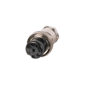 Conector de Micrófono Macho de 8 Contactos de Uso Rudo. Conector de Micrófono Macho de 8 Contactos de Uso Rudo.