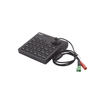 Mini Teclado controlador PTZ con pantalla LCD y joystick altamente resistente
