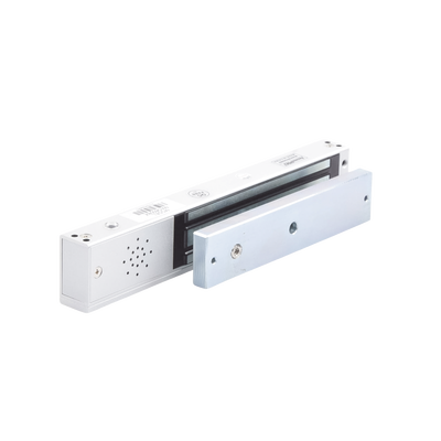 Chapa magnética 600Lb con Buzzer de alarma de puerta abierta / LED indicador de estado / Sensor de estado de placa/ Libre de Magnetismo Residual