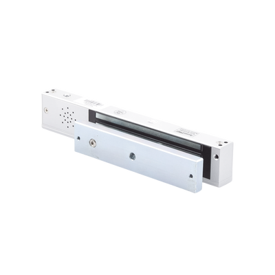 Chapa magnética 600Lb con Buzzer de alarma de puerta abierta / LED indicador de estado / Sensor de estado de placa/ Libre de Magnetismo Residual