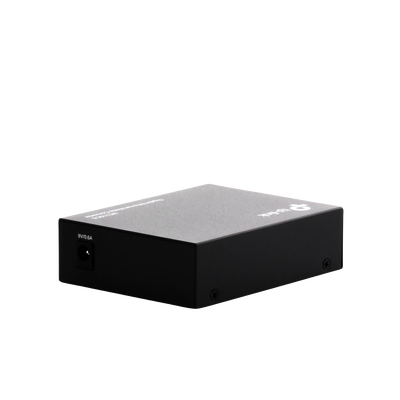 Convertidor Fibra Óptica Monomodo / 1 Puerto RJ45 10/100/1000 Mbps / Puerto Fibra Óptica SC 1000 Mbps / Hasta 20 Km / Plug and Play