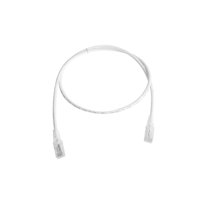 Patch Cord MC5 Modular Cat5e UTP, CM/LS0H, 5ft, Color Blanco, Versión Bulk (Sin Empaque Individual) Patch Cord MC5 Modular Cat5e UTP, CM/LS0H, 5ft, Color Blanco, Versión Bulk (Sin Empaque Individual)