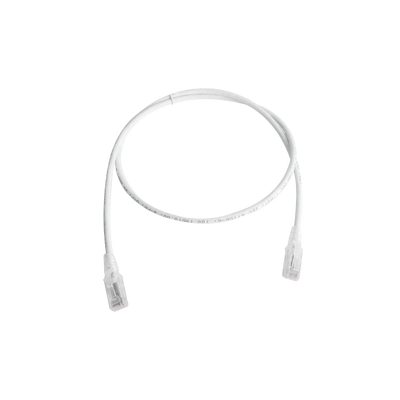 Patch Cord MC6 Modular Cat6 UTP, CM/LS0H, 3ft, Color Blanco