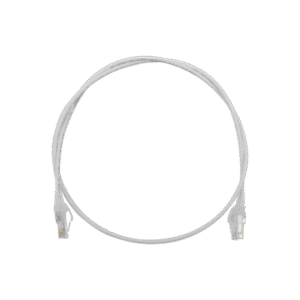 Patch Cord MC6 Modular Cat6 UTP, CM/LS0H, 3ft, Color Blanco, Diámetro Reducido (28AWG) Patch Cord MC6 Modular Cat6 UTP, CM/LS0H, 3ft, Color Blanco, Diámetro Reducido (28AWG)