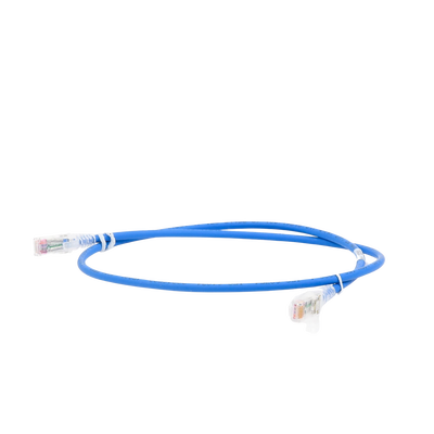Patch Cord MC6 Modular Cat6 UTP, CM/LS0H, 3ft, Color Azul, Versión Bulk (Sin Empaque Individual) Patch Cord MC6 Modular Cat6 UTP, CM/LS0H, 3ft, Color Azul, Versión Bulk (Sin Empaque Individual)