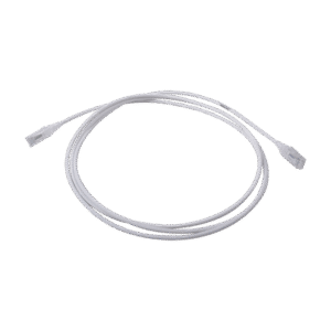 Patch Cord MC6 Modular Cat6 UTP, CM/LS0H, 7ft, Color Blanco, Diámetro Reducido (28AWG) Patch Cord MC6 Modular Cat6 UTP, CM/LS0H, 7ft, Color Blanco, Diámetro Reducido (28AWG)