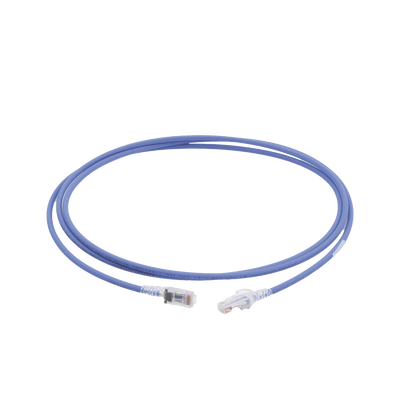 Patch Cord MC6 Modular Cat6 UTP, CM/LS0H, 7ft, Color Azul