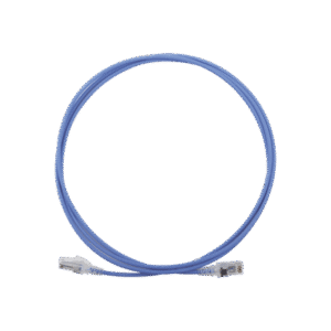 Patch Cord MC6 Modular Cat6 UTP, CM/LS0H, 7ft, Color Azul, Diámetro Reducido (28AWG)