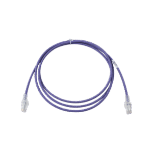 Patch Cord MC6 Modular Cat6 UTP, CM/LS0H, 7ft, Color Violeta, Versión Bulk (Sin Empaque Individual)