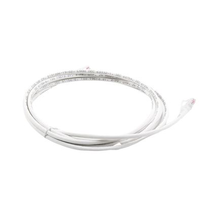 Patch Cord MC6 Modular Cat6 UTP, CM/LS0H, 10ft, Color Blanco, Versión Bulk (Sin Empaque Individual)