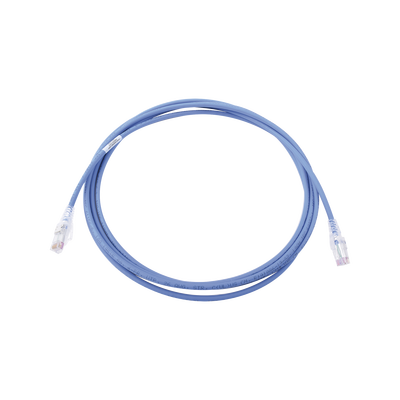 Patch Cord MC6 Modular Cat6 UTP, CM/LS0H, 10ft, Color Azul