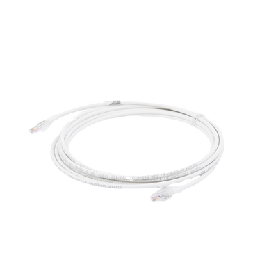 Patch Cord MC6 Modular Cat6 UTP, CM/LS0H, 15ft, Color Blanco Patch Cord MC6 Modular Cat6 UTP, CM/LS0H, 15ft, Color Blanco