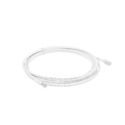 Patch Cord MC6 Modular Cat6 UTP, CM/LS0H, 15ft, Color Blanco Patch Cord MC6 Modular Cat6 UTP, CM/LS0H, 15ft, Color Blanco