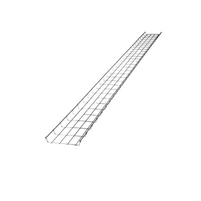 Charola Tipo Malla 33/200 mm, Acabado Electro Zinc, Hasta 105 Cables Cat6, Tramo de 3 Metros