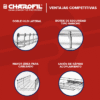Charola Tipo Malla 116/200 mm, Acabado Electro Zinc, Hasta 369 Cables Cat6, Tramo de 3 Metros