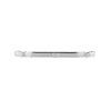 Clip Recto Automático para unir tramos de charola, con acabado Electro Zinc
